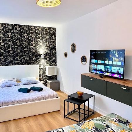 Superbe Appt Avec Cour Et Parking Gratuit A 5Min De La Cite Medievale Carcassone Kültér fotó
